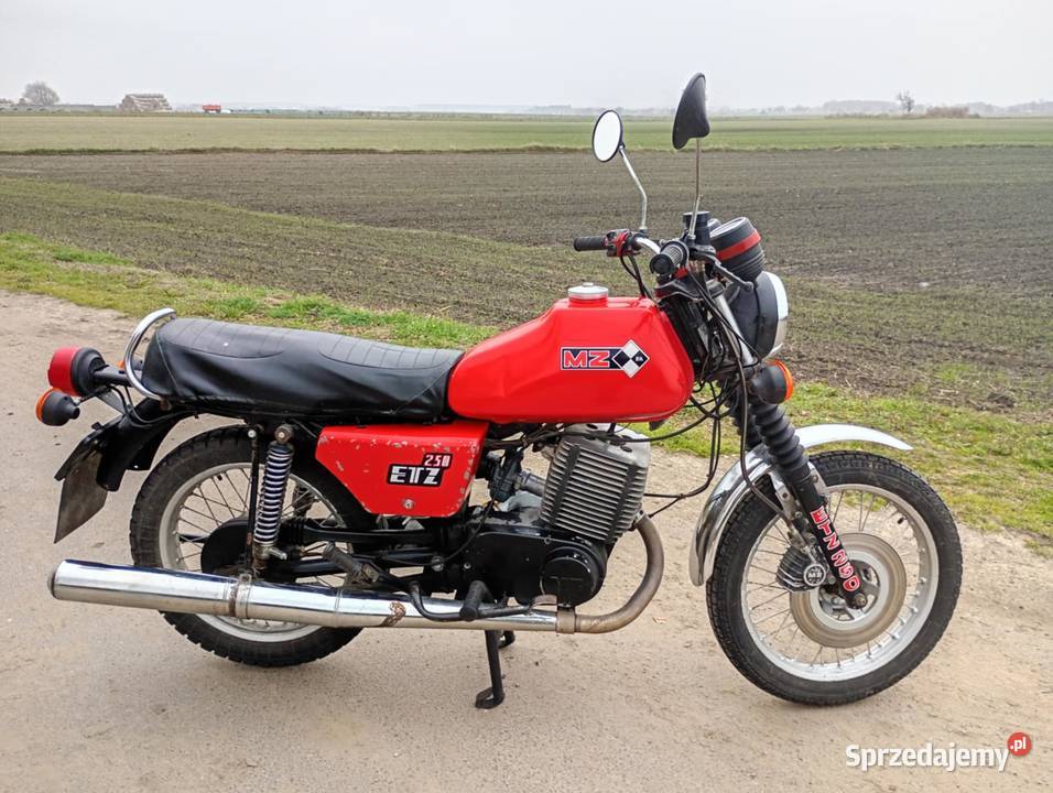 Motocykl MZ ETZ 250 1987r z dokumentami do Nowe Skalmierzyce sprzedam