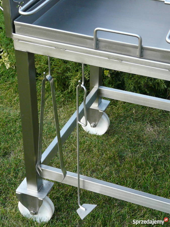 Grill gastronomiczny duży nierdzewny Jutrosin