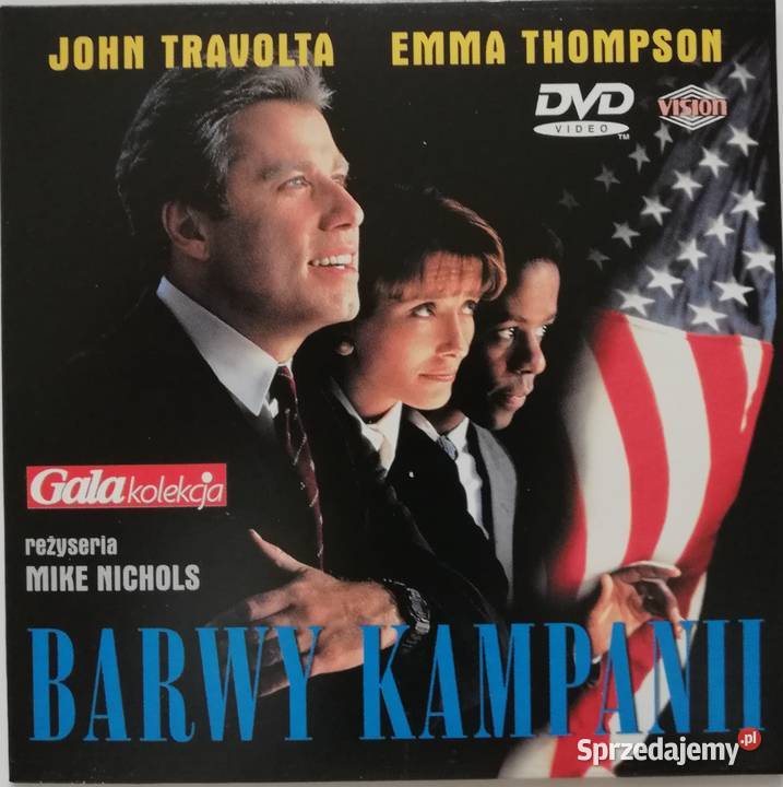 Barwy kampanii DVD John Travolta Emma Thompson łódzkie