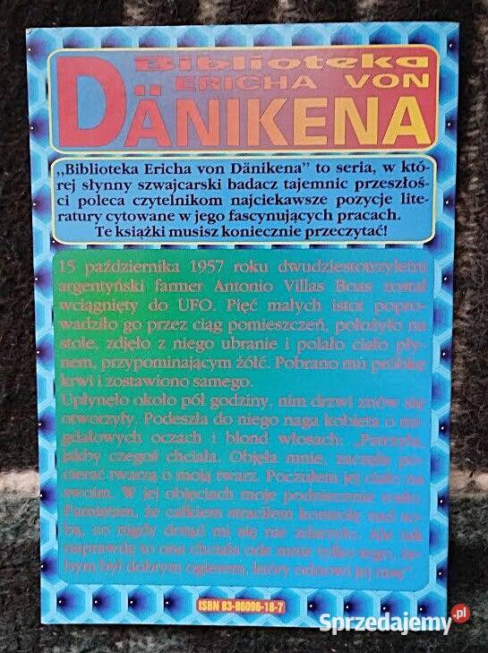 Kontakt Uprowadzenia do UFO Johannes Fiebag Bełchatów