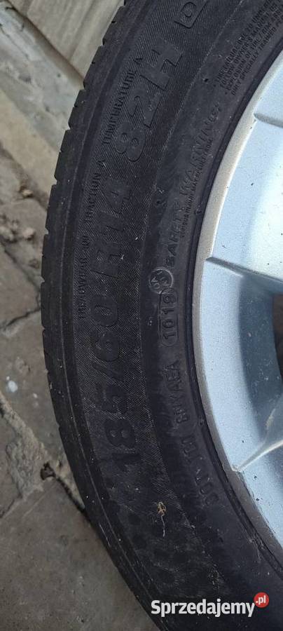 Koła alufelgi z oponami 18560 R14 5x100 Zamość