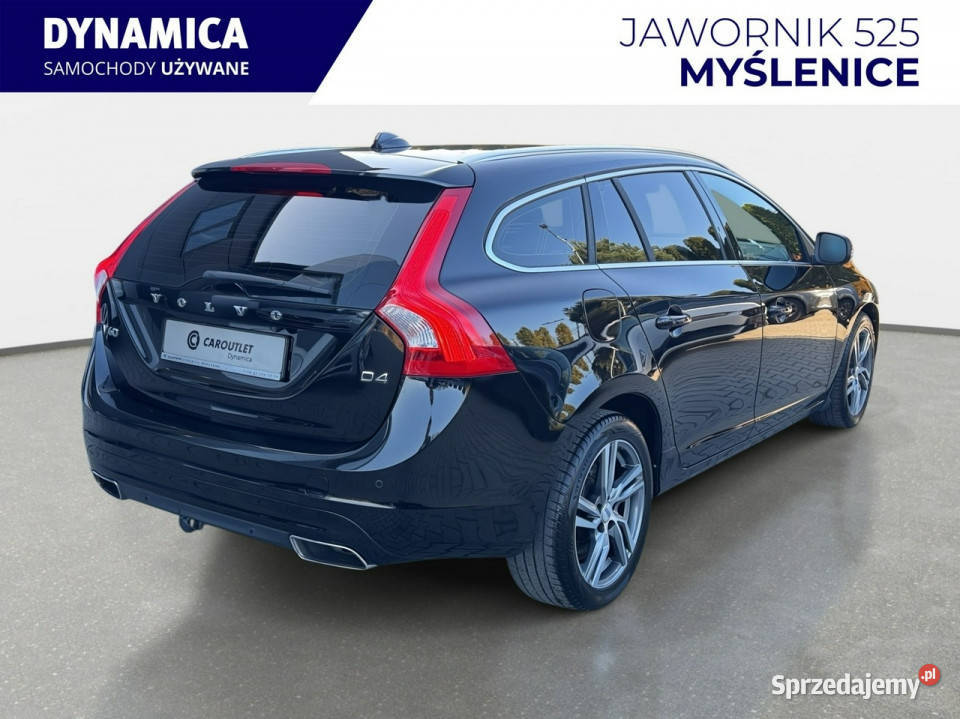 Volvo V60 20 D4 190 automat 2017 r HAK przebieg Myślenice