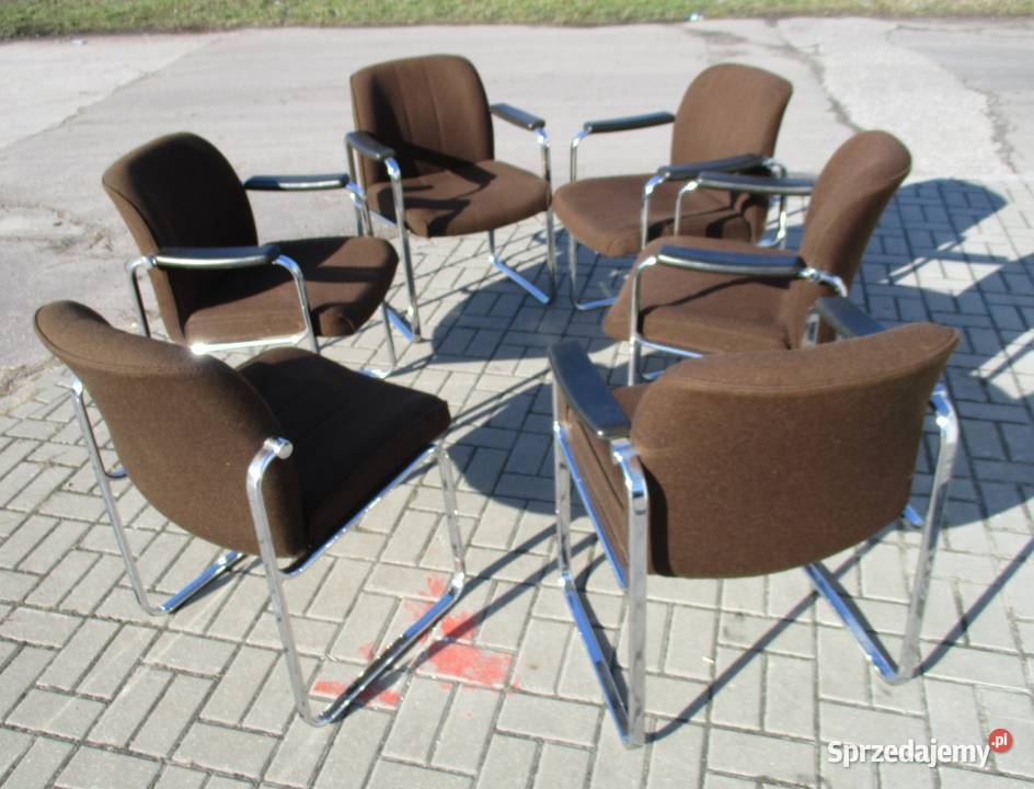 Komplet krzeseł Rder Shne Niemcy lata 70 Lublin