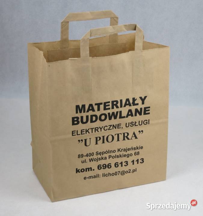 TORBA PAPIEROWE EKO BGS 500 SZTUK 22X14X37 Lublin