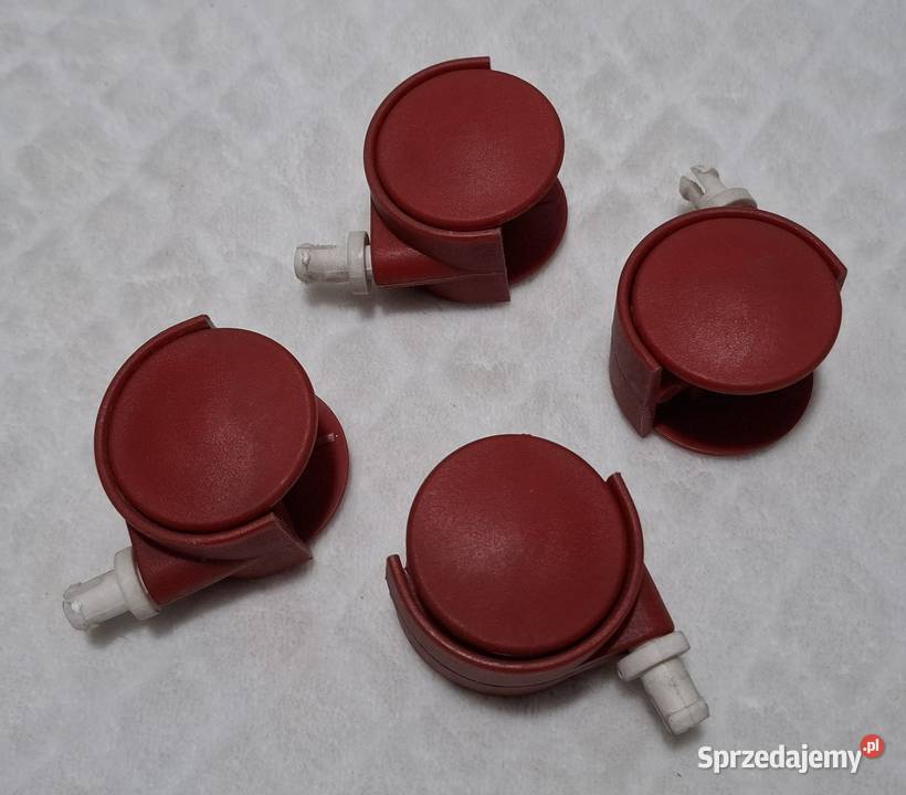Kółka plastikowe czerwone kółko półki 4 śląskie Czeladź