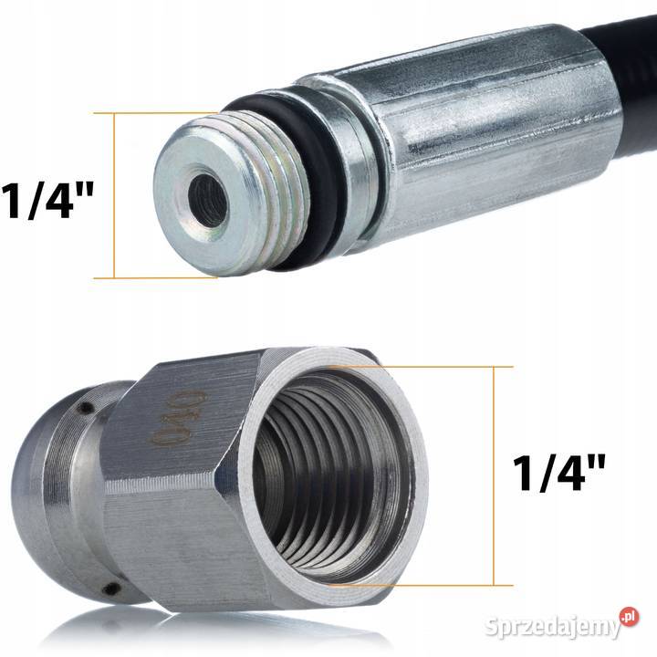 Wąż Kanalizacyjny 20M M22 Dysza 31 200 bar do