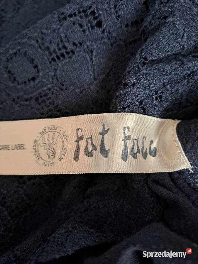 Bluzka Granatowa z koronką Wrocław