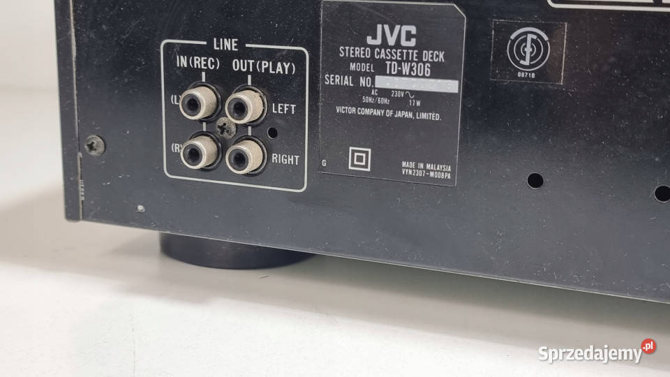 magnetofon catette deck JVC TD W 306 TDW306