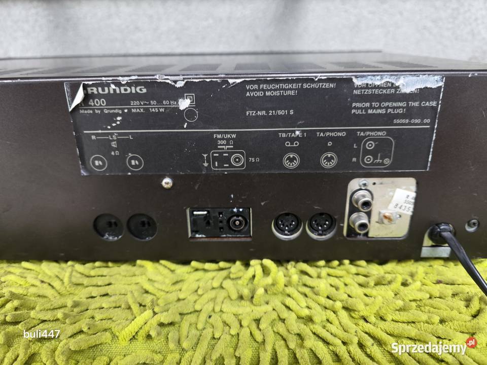 amplituner grundig r400 stereo Amplitunery Chełm Śląski