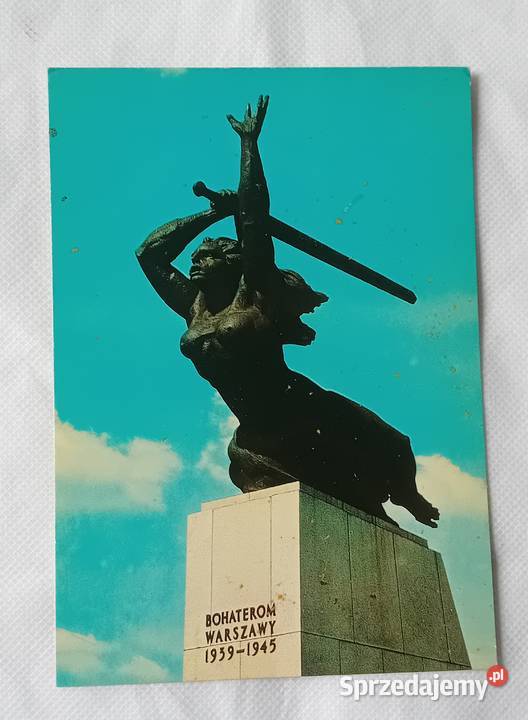 Pocztówka Pomnik Bohaterów Warszawy M Konieczny Koźminek sprzedam