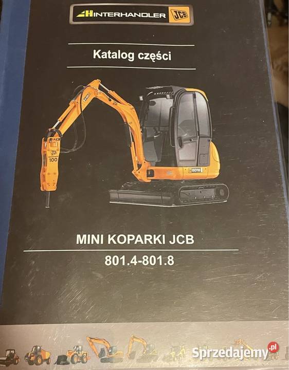 Katalog części do mini koparki JCB 8014 8018 małopolskie Biczyce Górne