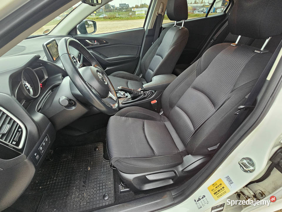 Mazda 3 15 D SKYACTIV Biała Perła Niemcy Idealny Ciechanów