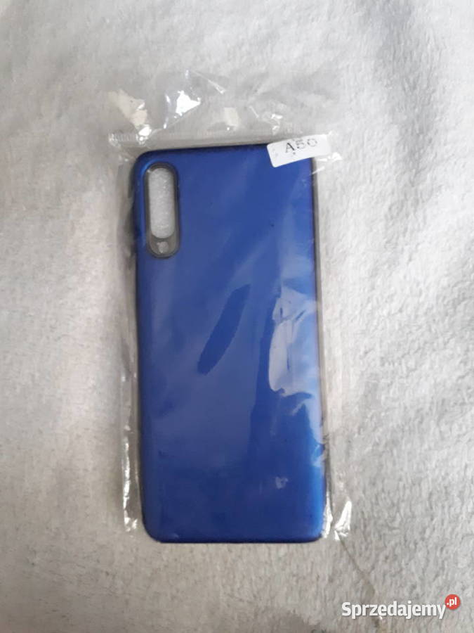 Etui Samsung A50 niebieskie