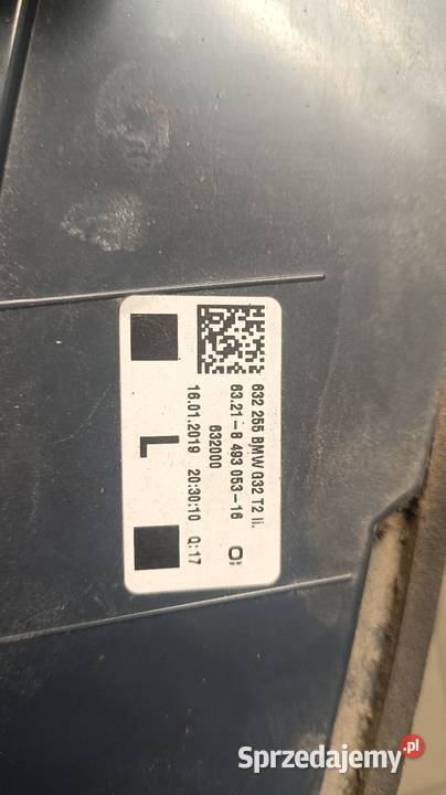 BMW 6 G32 lampa tylna lewa w klapę osobowe