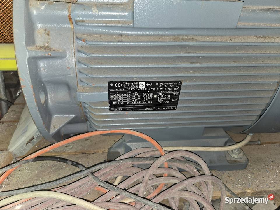 NOWY silnik elektryczny trójfazowy VEM motors Nisko