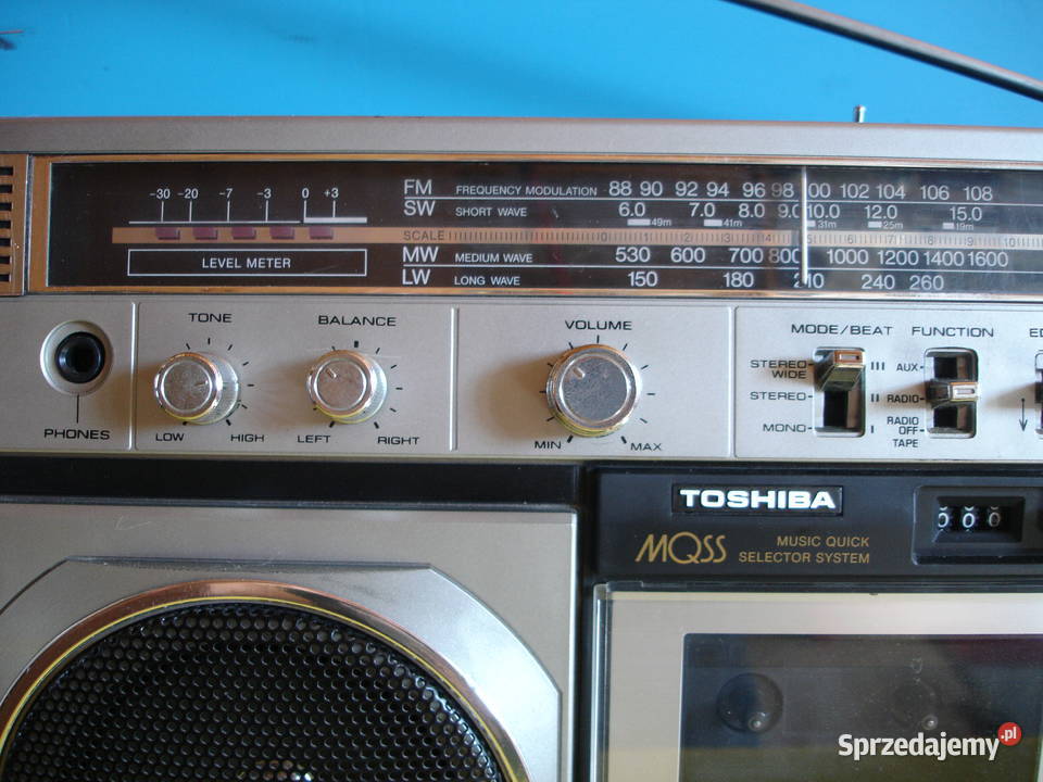 Radiomagnetofon TOSHIBA RT7770S Elektronika Zielona Góra sprzedam