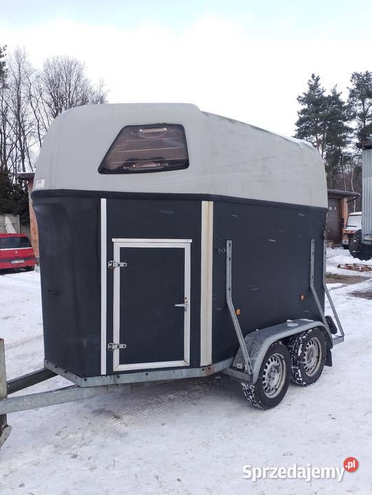 Do sprzedania przyczepa do przewozu dwóch koni Humbaur śląskie Żerdzina sprzedam