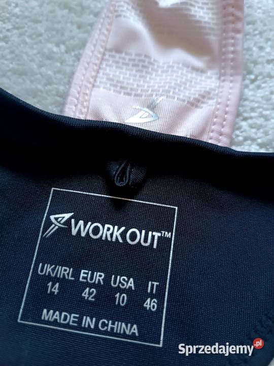 Pudrowo różowa koszulka sportowa na ramiączkach Topy i koszulki Radzyń Podlaski sprzedam