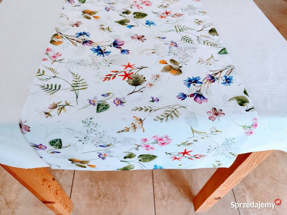 Bieżnik serweta kwiaty Lipnica