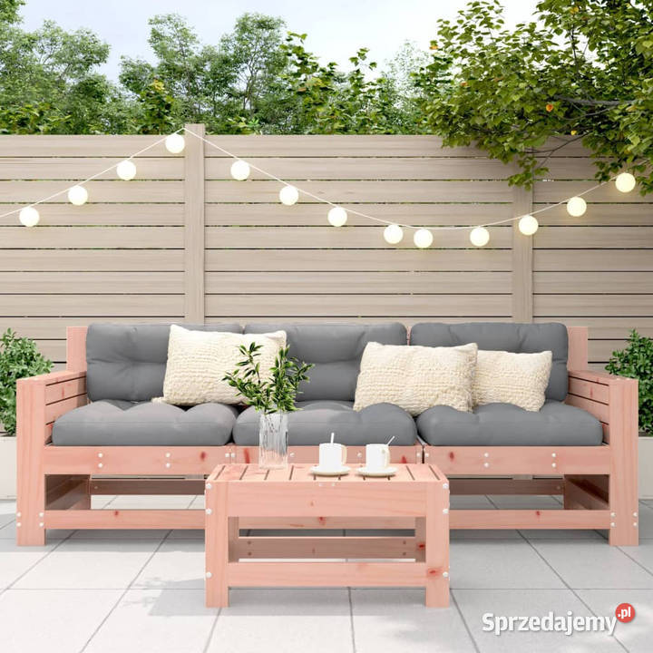 Podnóżek ogrodowy 62x30x32 lite drewno Warszawa