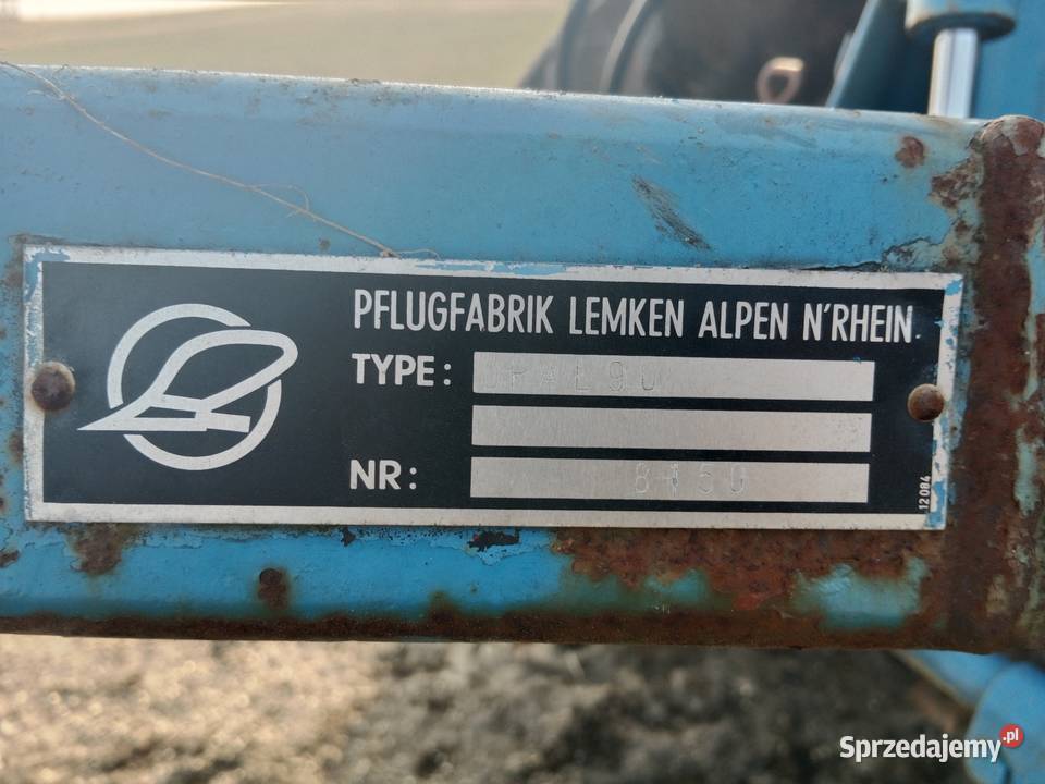 Pług Lemken opal 90 21 Jabłonowo Pomorskie