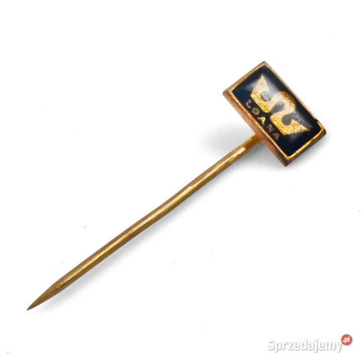 Loana 1 Metal Przypinka Socrealizm Przemysł Szczecin