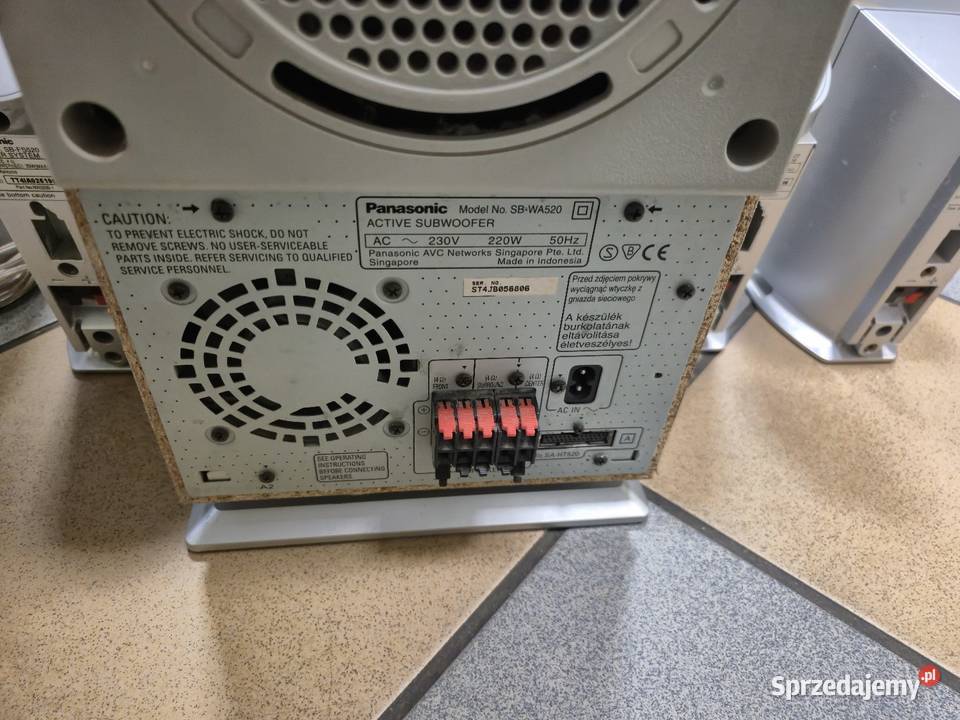Zestaw głośników Panasonic Dąbrowa Górnicza sprzedam