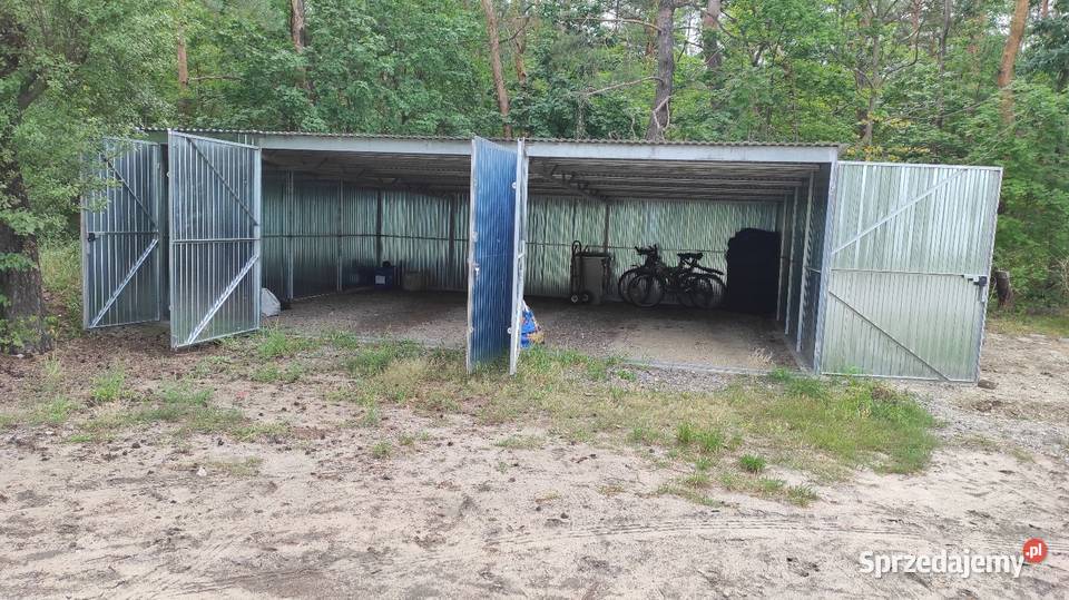 Podwójny garaż z furtką mazowieckie Otwock