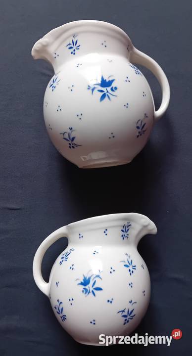 Dwa dzbanki fajansowe art deco Dutmar Urbach Koźminek
