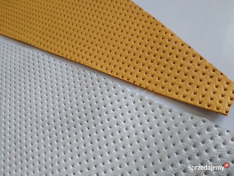 Skóra Licowa Włoska Perforowana małe kawałki pomorskie Gdańsk