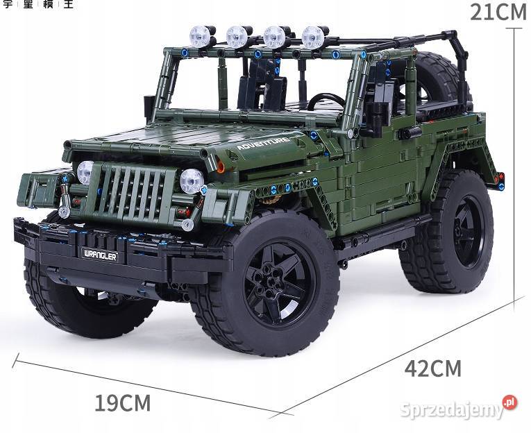 Mould King 13124D JEEP WRANGLER OFFROAD RUBICON Milanówek sprzedam