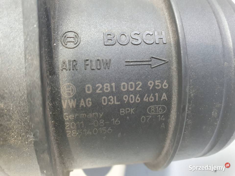 VW Crafter 20 TDI PRZEPŁYWOMIERZ 0281002956 osobowe Przepływomierze Janów