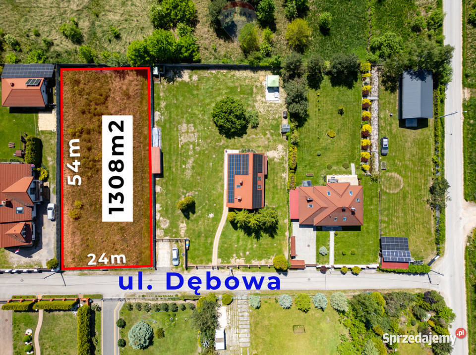 Działka budowlana 1302 m media szkoły natura 24m Wola Kopcowa