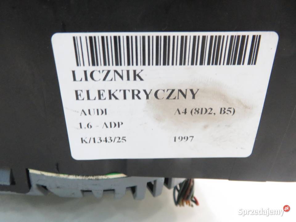 LICZNIK AUDI A4 8D2 B5 16 8V 8D0919034B osobowe