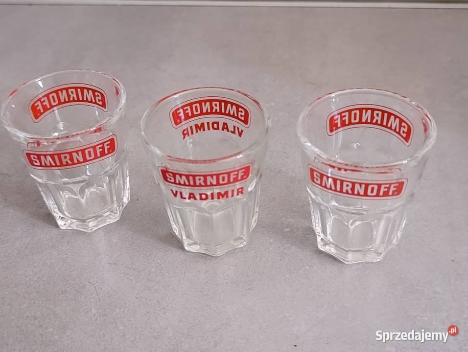 kieliszki shot Smirnoff 3 sztuki Poznań