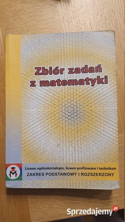 Zbiór zadań z matematyki szkół średnich Książki i Podręczniki Mikołów
