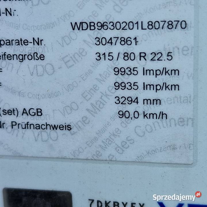 MERCEDES ACTROS MP4 KABINA BIG SPACE 25M BDF Trzciel