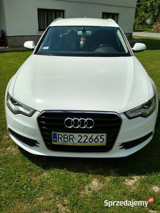 Audi A6 C7 4G Avant 20 TDI 177 2013 biały kolor przyciemniane szyby podkarpackie sprzedam
