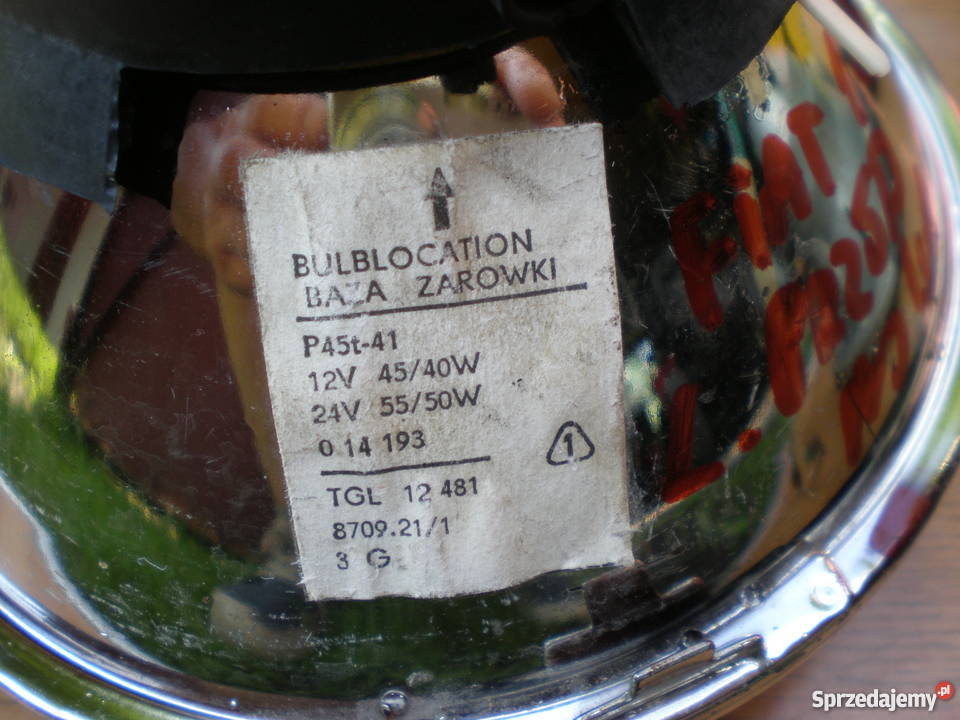 Fiat 125 pNowa miska lampy przedniej nowa lampa osobowe lubuskie