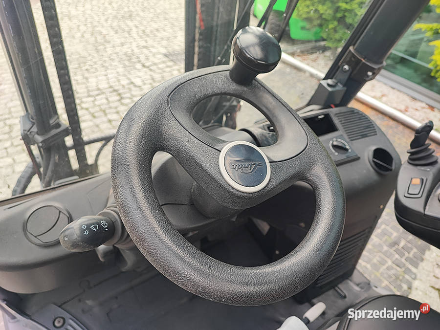 Wózek widłowy gazowy Linde H14T01 LPG duplex 315 Kęty