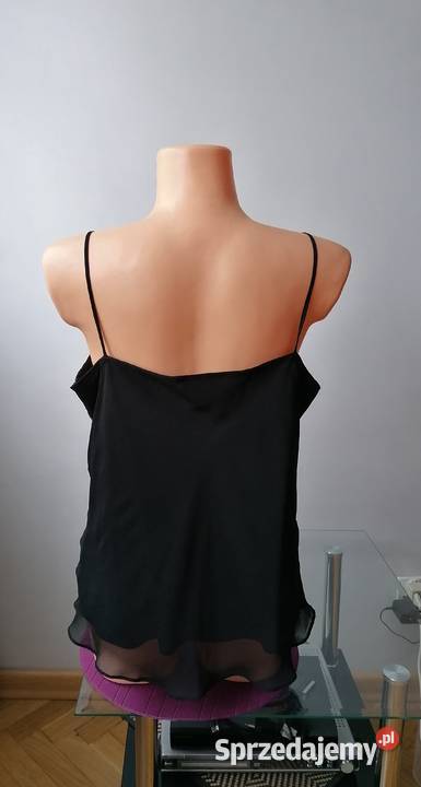 DAMSKI CZARNY TOP DUNNES STORES RUK 18EUR 46 Topy i koszulki Łódź