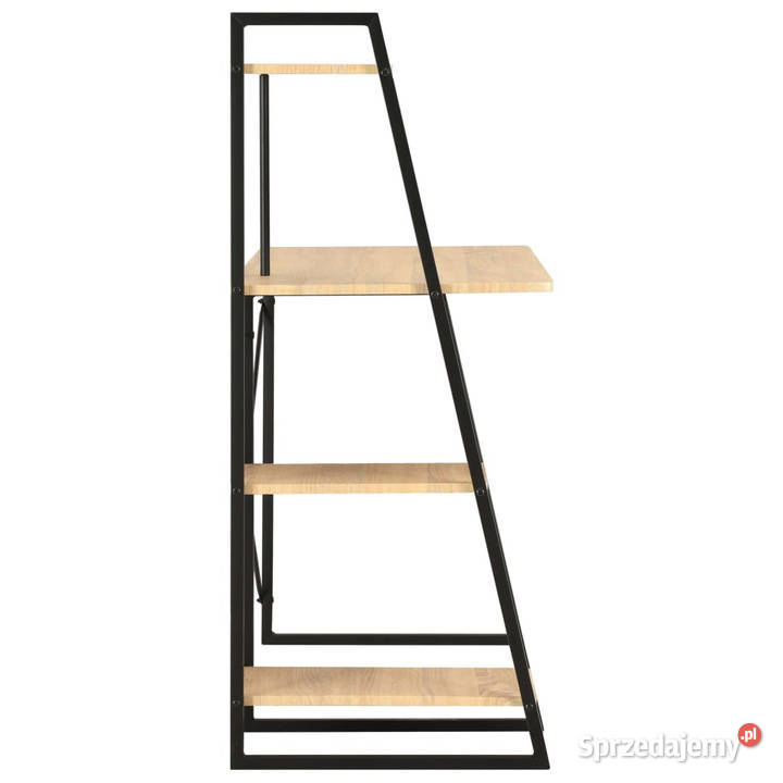 Biurko z regałem czarnodębowe 102 x 50 x 117 Pozostałe sprzedam