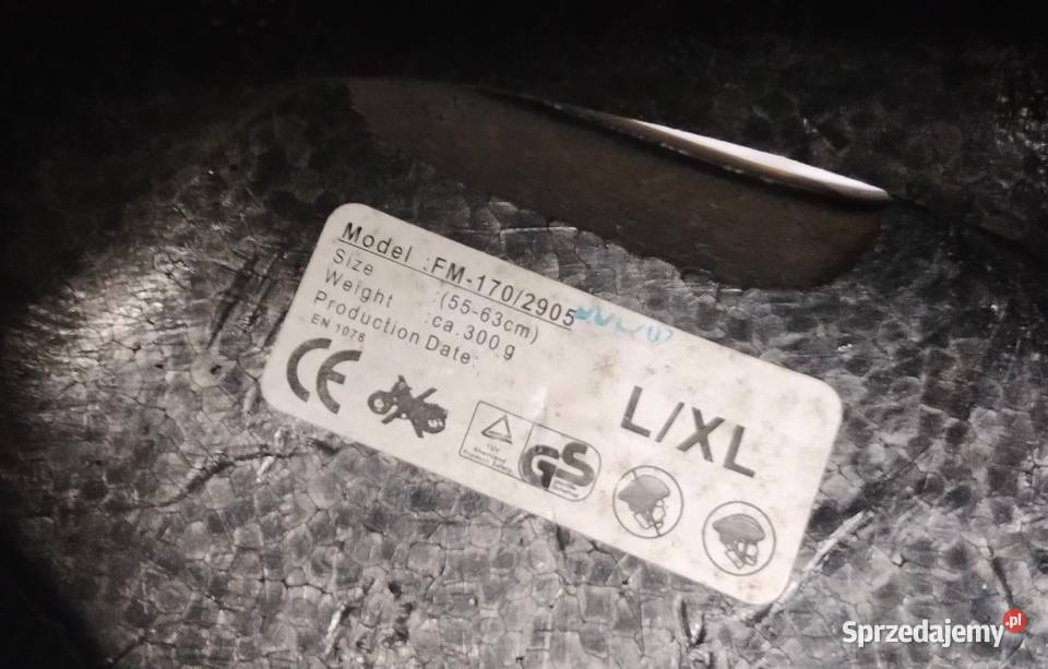 Fajny Niemiecki kask rowerowy LXl Wąbrzeźno
