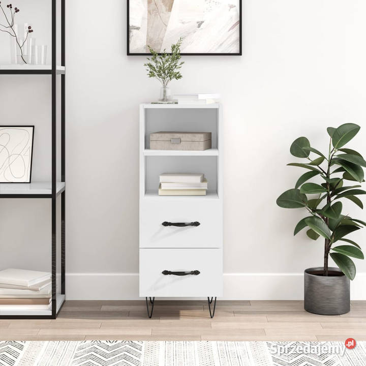 Szafka biała połysk 345x34x90 materiał Warszawa sprzedam