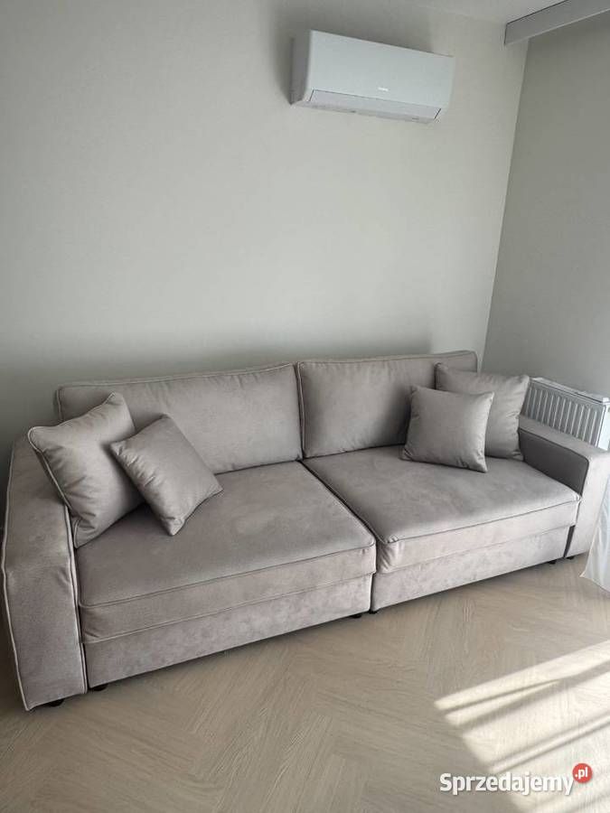 Sofa kanapa rozkładana z funkcją spania beżowa mazowieckie