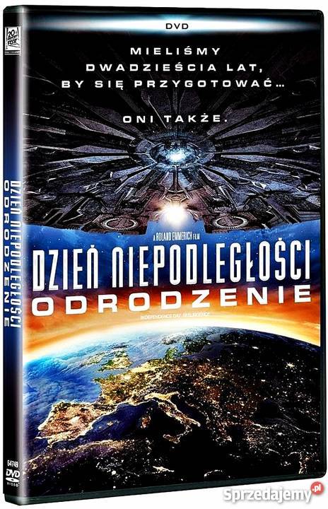 DZIEŃ NIEPODLEGŁOŚCI ODRODZENIE LIAM HEMSWORTH 1 płyta Kalisz