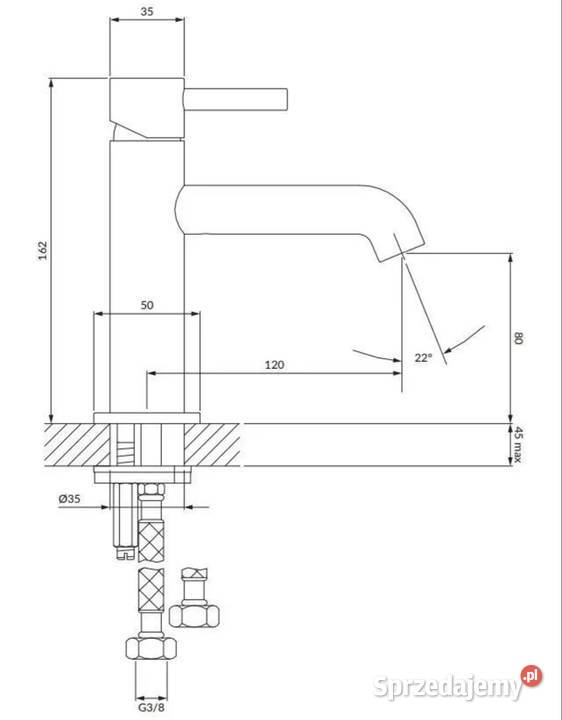 Bateria umywalkowa marki OMNIRES mazowieckie Legionowo