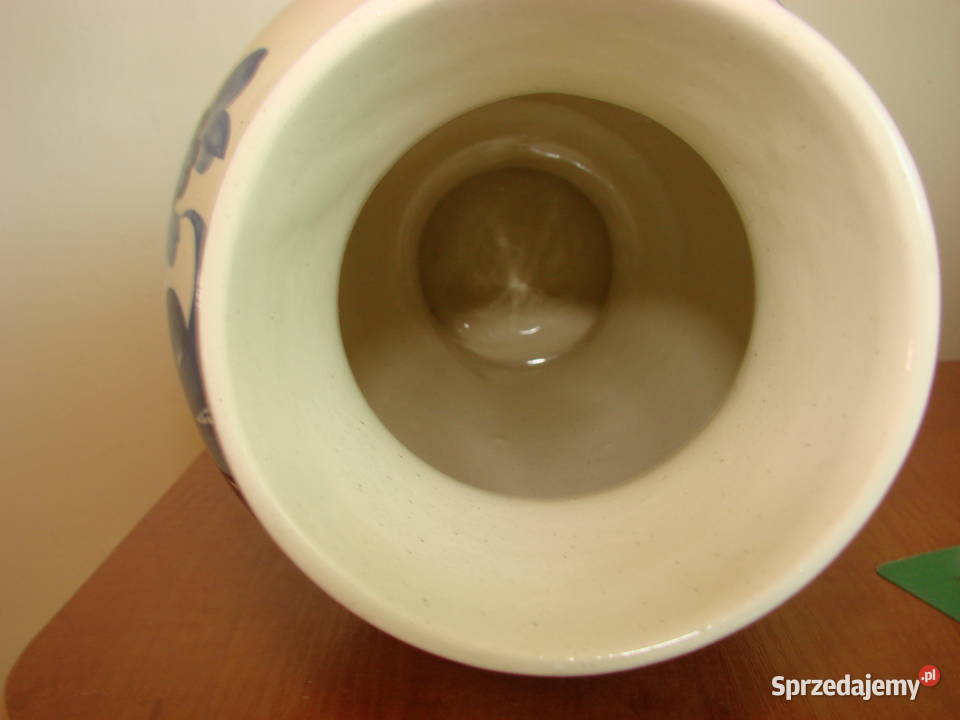 Włocławek fajansowy wazon 37 pomorskie Pruszcz Gdański
