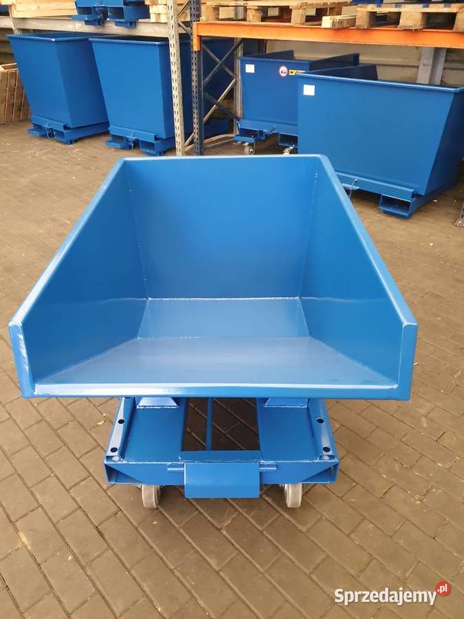 Kontener metalowy do wózka widłowego 600 Litr śląskie Chorzów