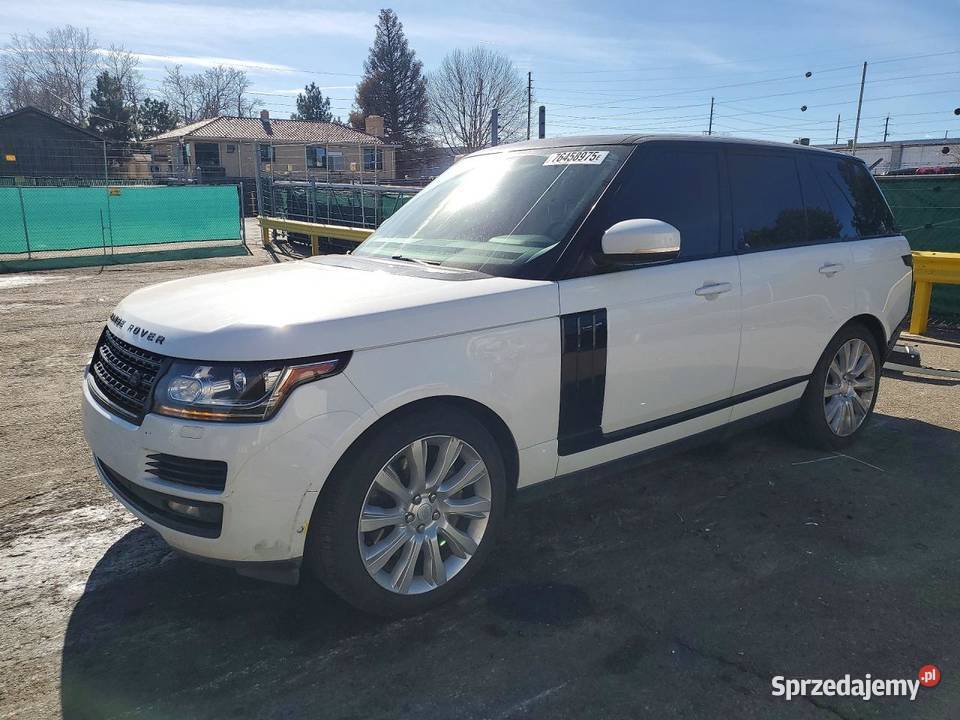 2017 LAND ROVER RANGE ROVER SUPERCHARGED Częstochowa